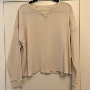 NEVER WORN A&F Waffle Long Sleeve
